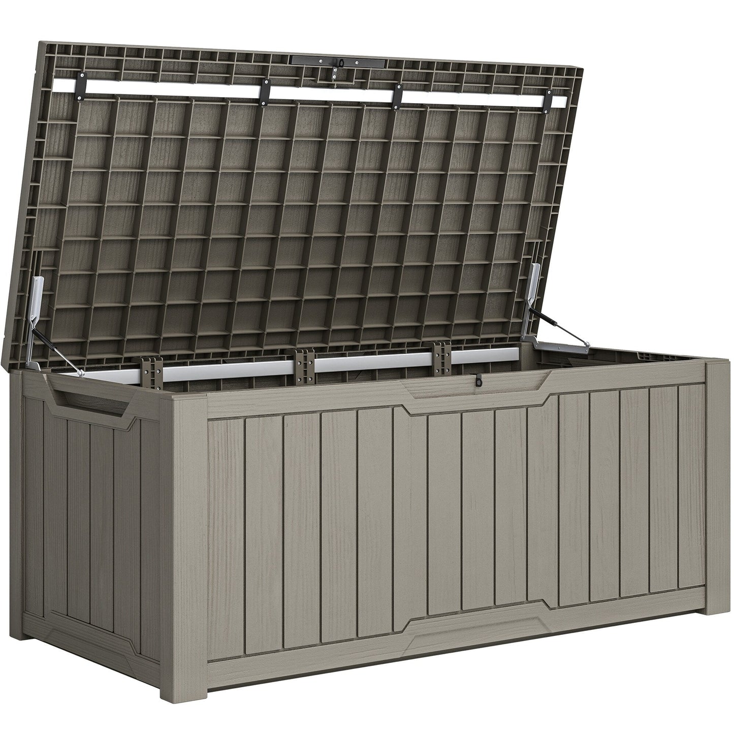 120-260 Gallons Large Resin Water Resistant Lockable Deck Box