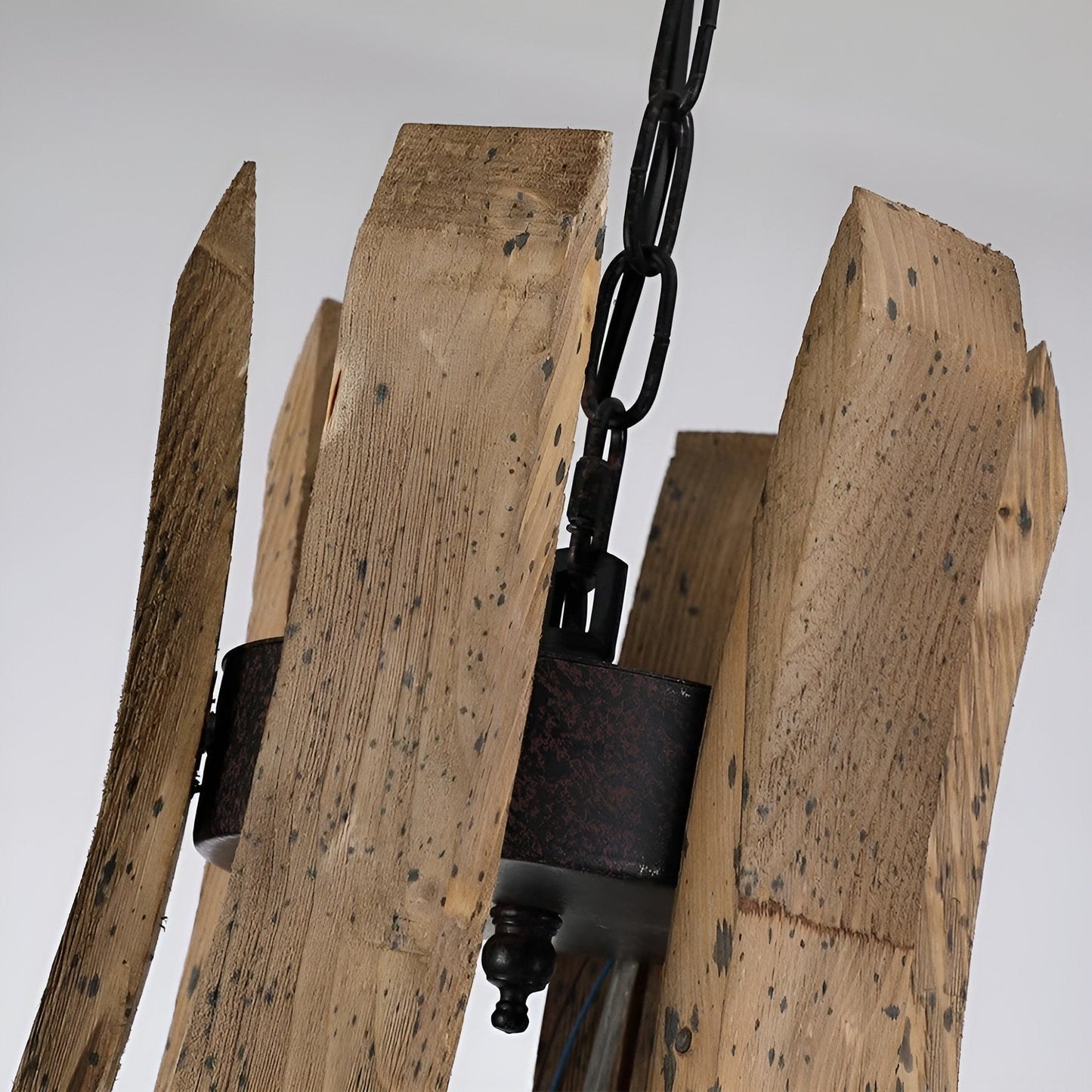 12 Light French Country Style Two Tier Wine Barrel Chandelier