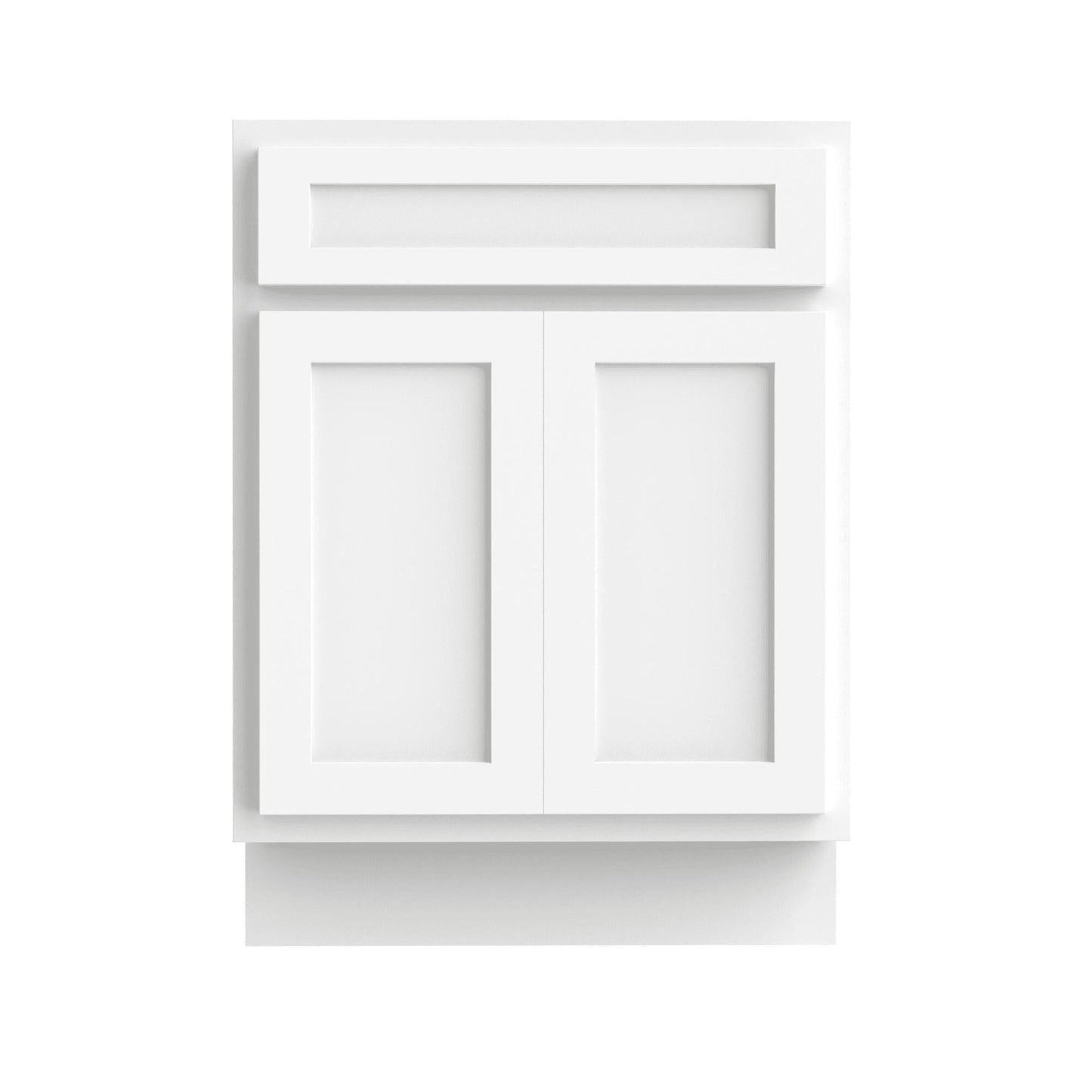 Vanity Art 24-inch Solid Wood Single Sink Bathroom Vanity Cabinet