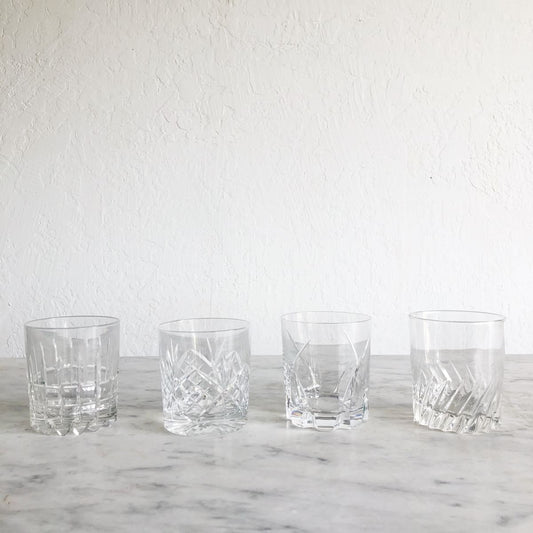Glamorous Vintage Bar Glass Set of 4