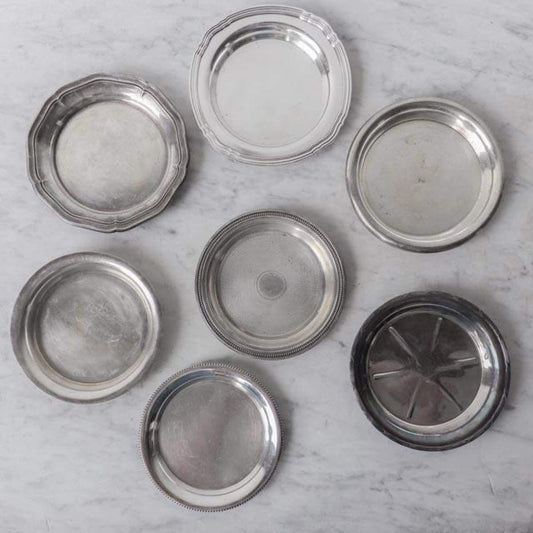 Hotel Silver Wine Coaster