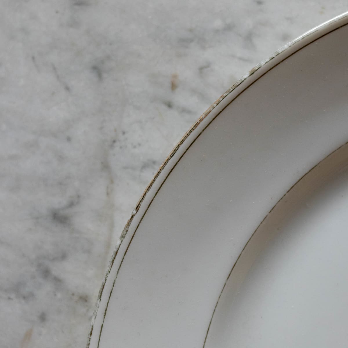 Not Your Grandma's Gold Rim China Set Of 4