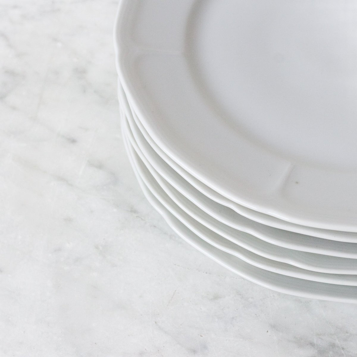 Porcelain Salad Plate Set of 6