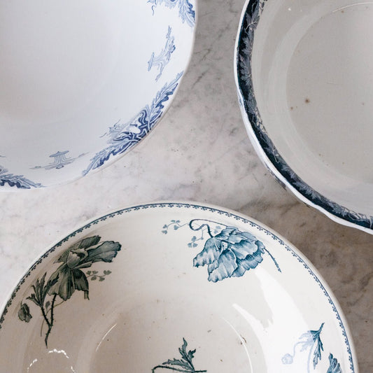 Transferware Serving Bowl