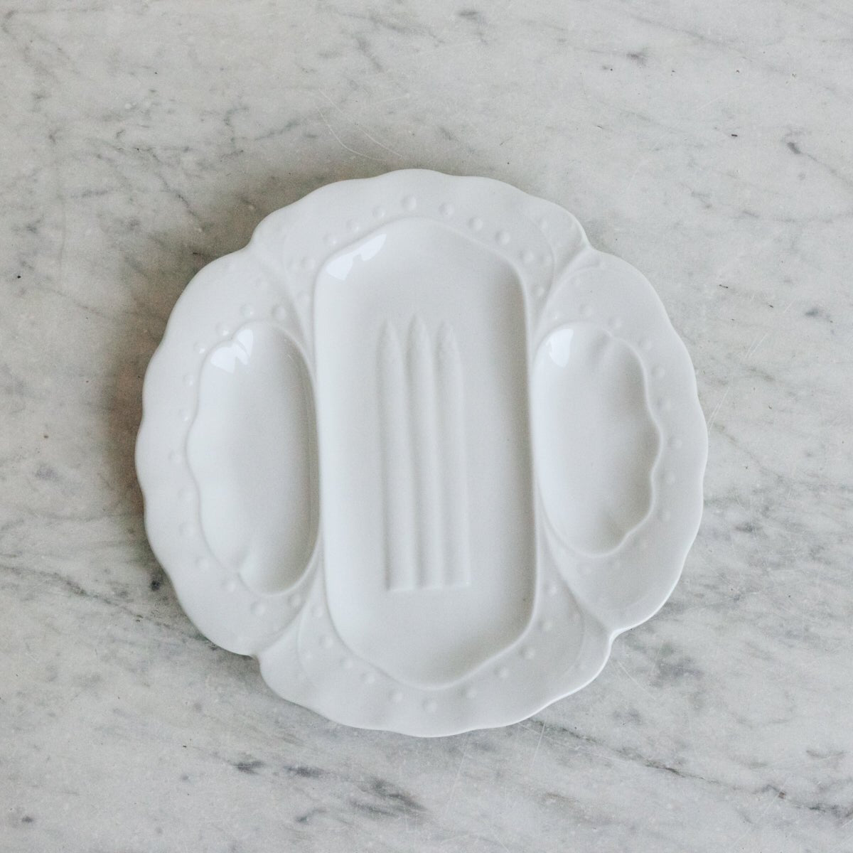 Vintage Asparagus Plate Set of 6