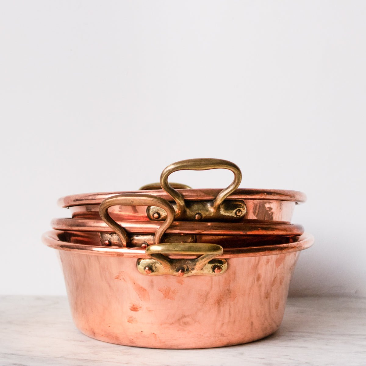 Vintage Copper Jam Pot