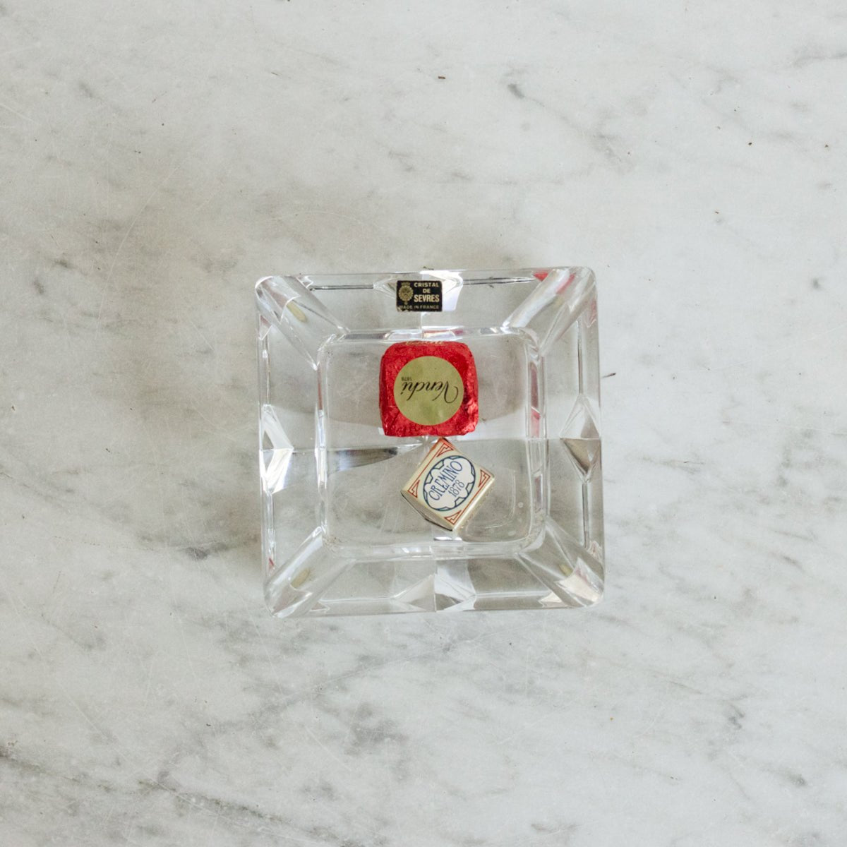 Vintage Cristal Sèvres Ashtray