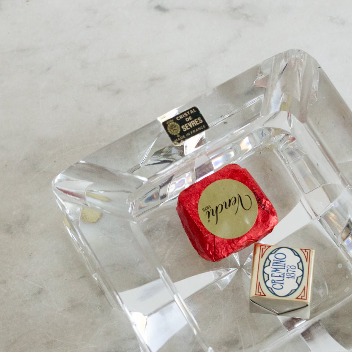 Vintage Cristal Sèvres Ashtray