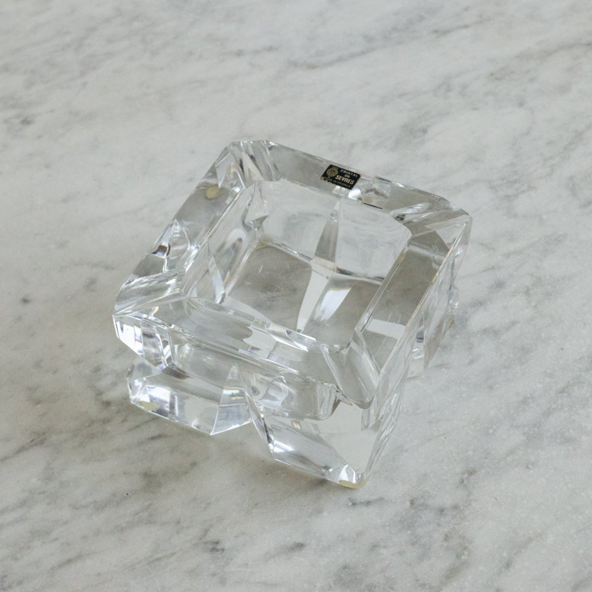 Vintage Cristal Sèvres Ashtray