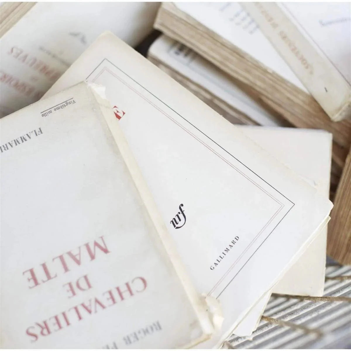 Vintage French Book Set of 4