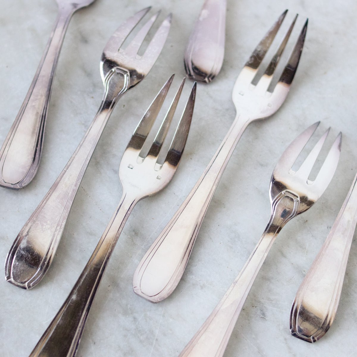 Vintage French Flatware Set of 25