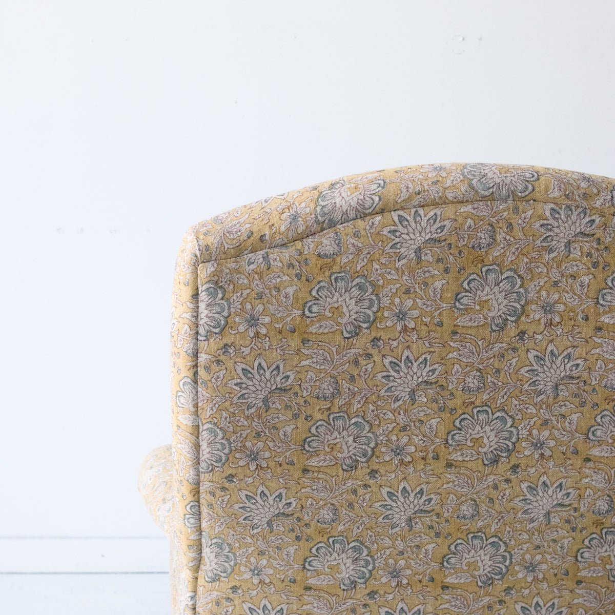 Vintage Napoleon Chaise | Kundan Stone