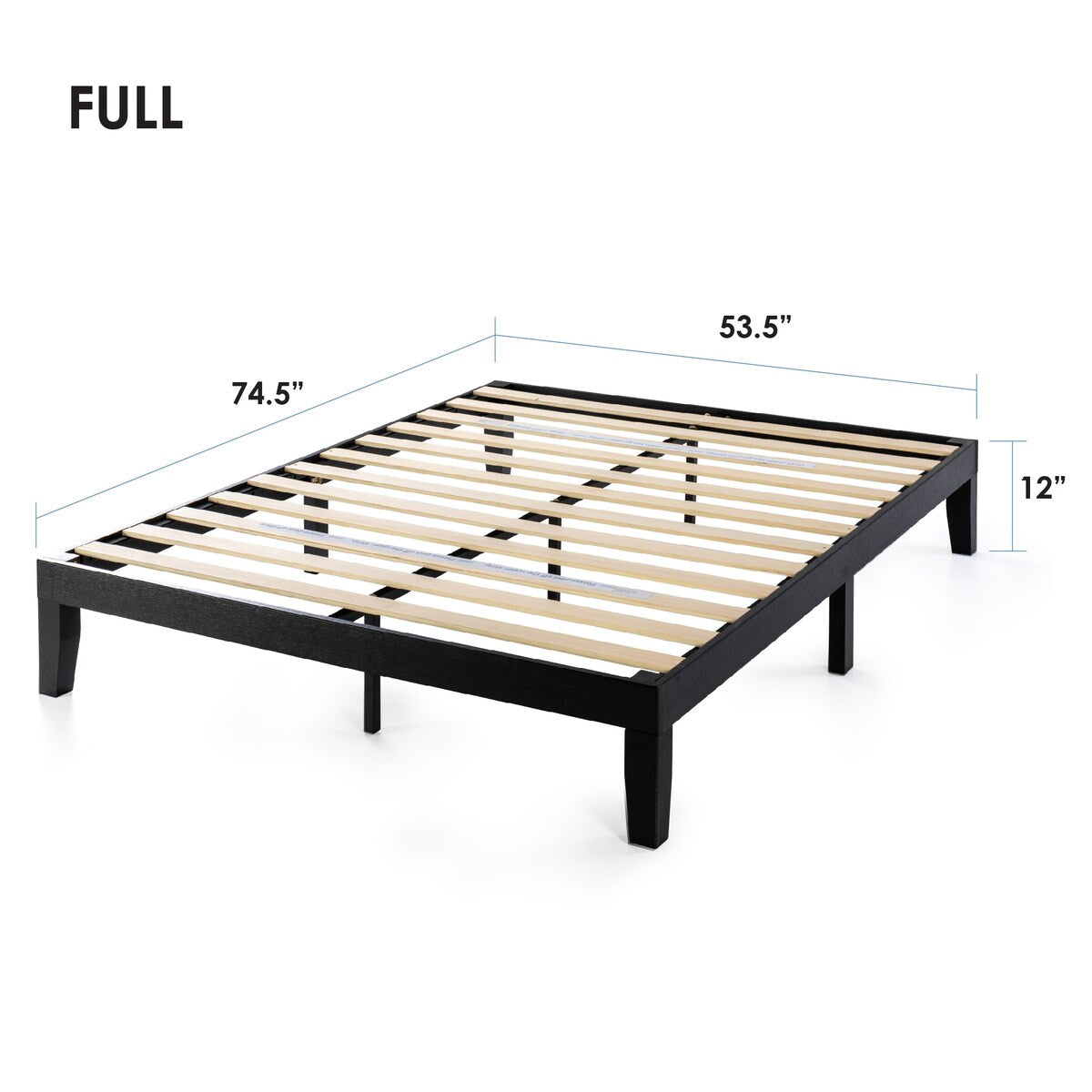 12 Classic Solid Wood Platform Bed Frame