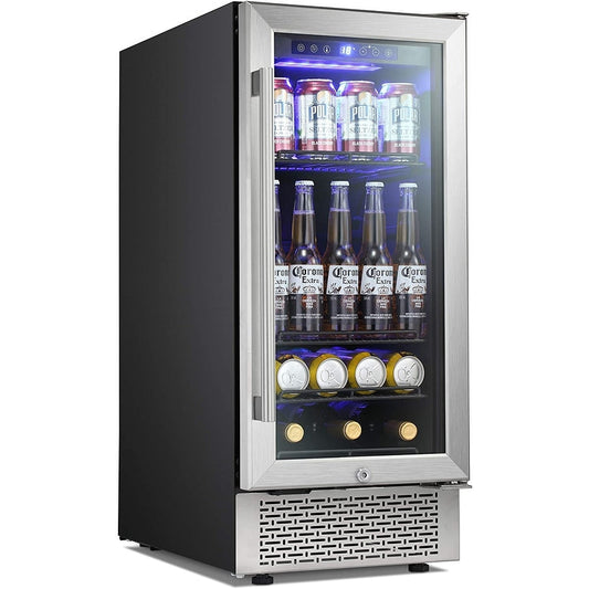 15 Inch Beverage Refrigerator - 22.76D x 14.96W x 34.25H