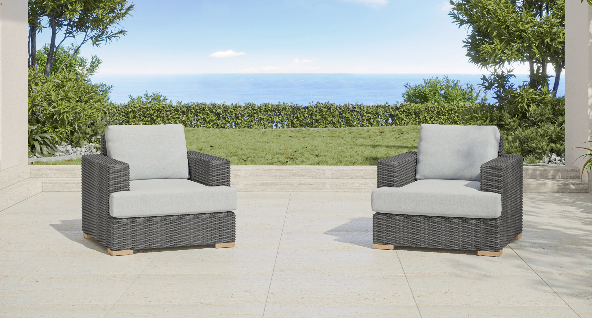 Amalfi Outdoor Club Chair Set