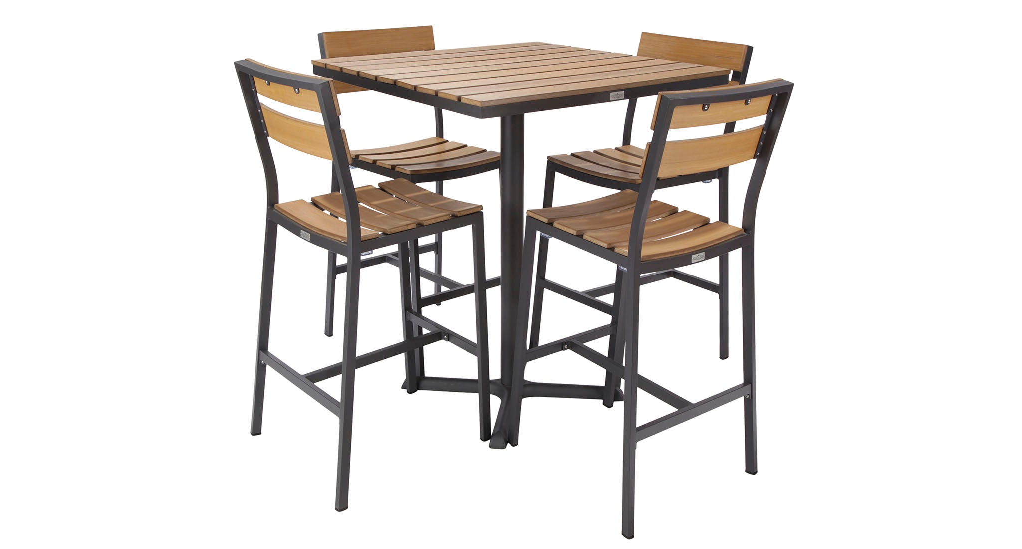 Asher Outdoor 4-Top Bar Set
