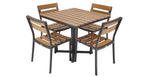 Asher Outdoor 4-Top Dining Set