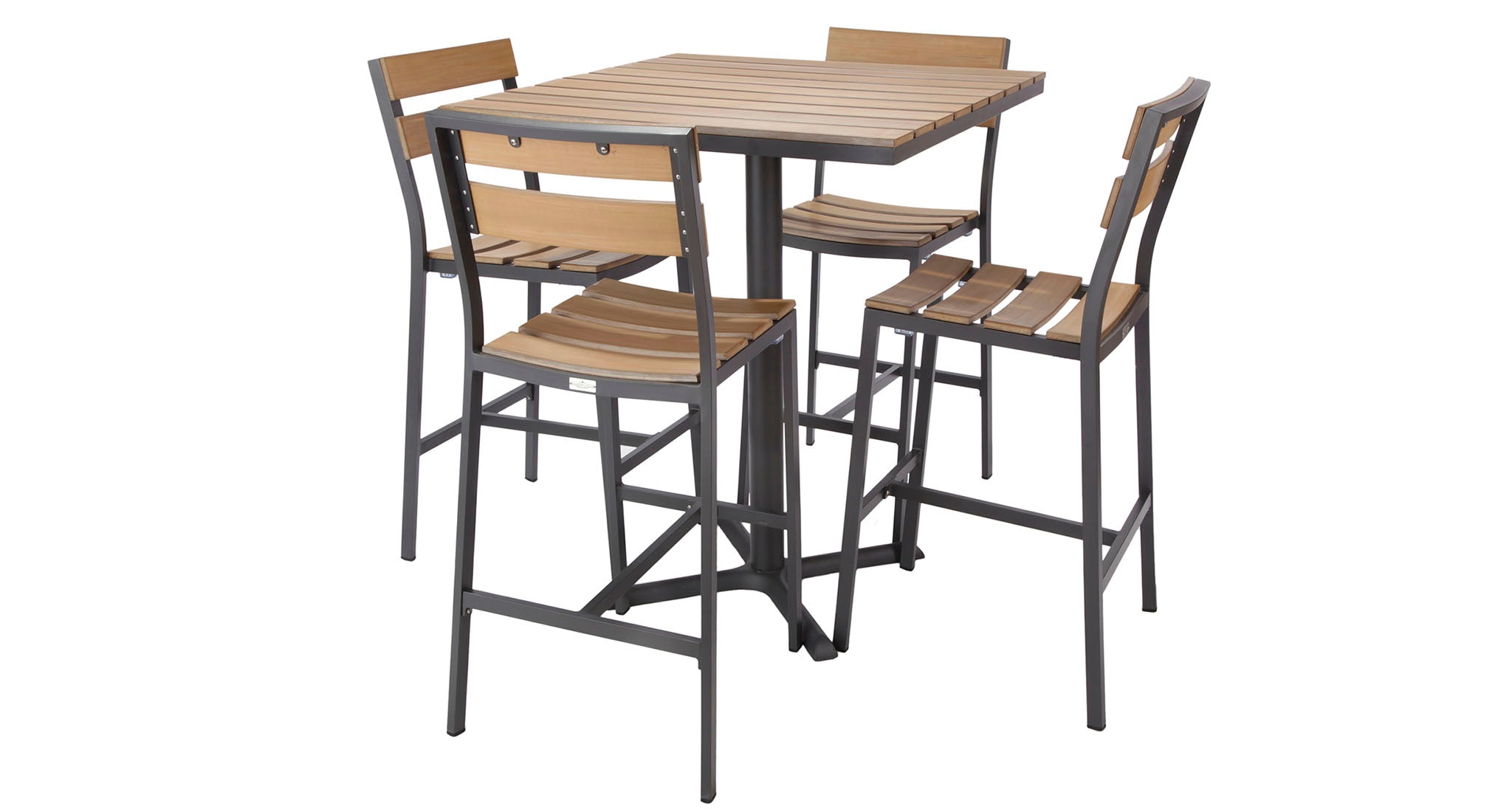 Asher Outdoor 4-Top Bar Set