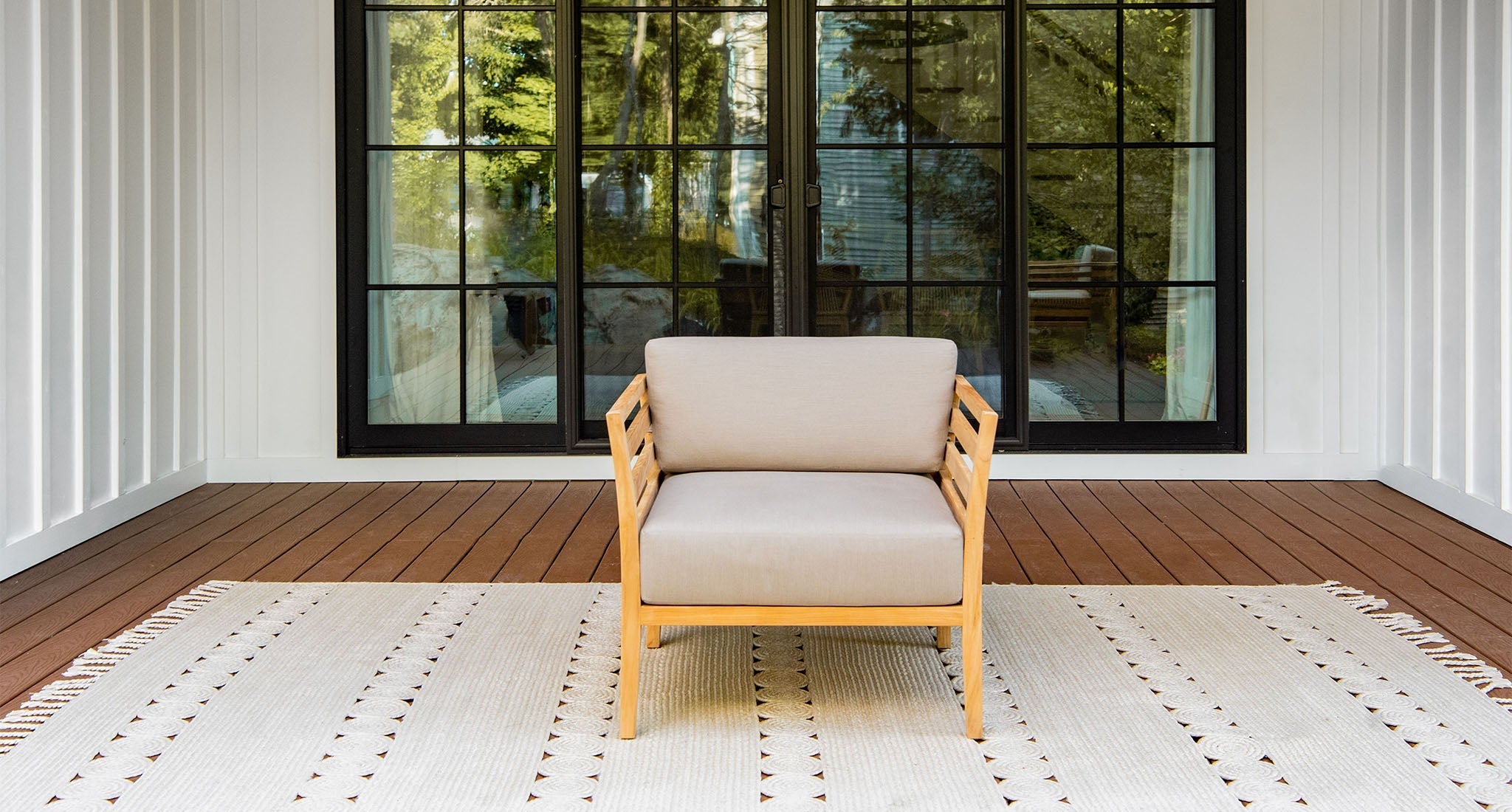 Bali Teak Outdoor Club Chair