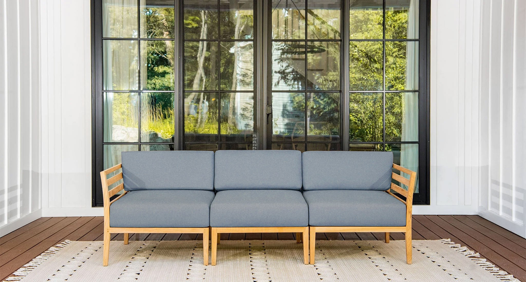 Bali Teak Outdoor Sofa