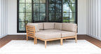 Bali Teak Outdoor 4-Piece Daybed