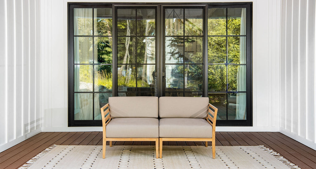 Bali Teak Outdoor Loveseat