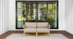 Bali Teak Outdoor Loveseat