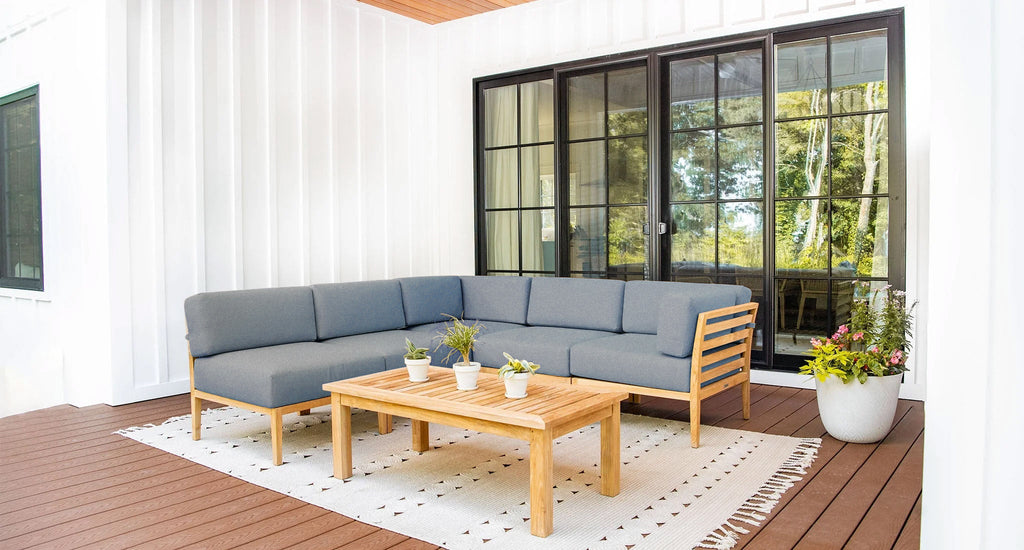 Bali Teak Outdoor Sectional