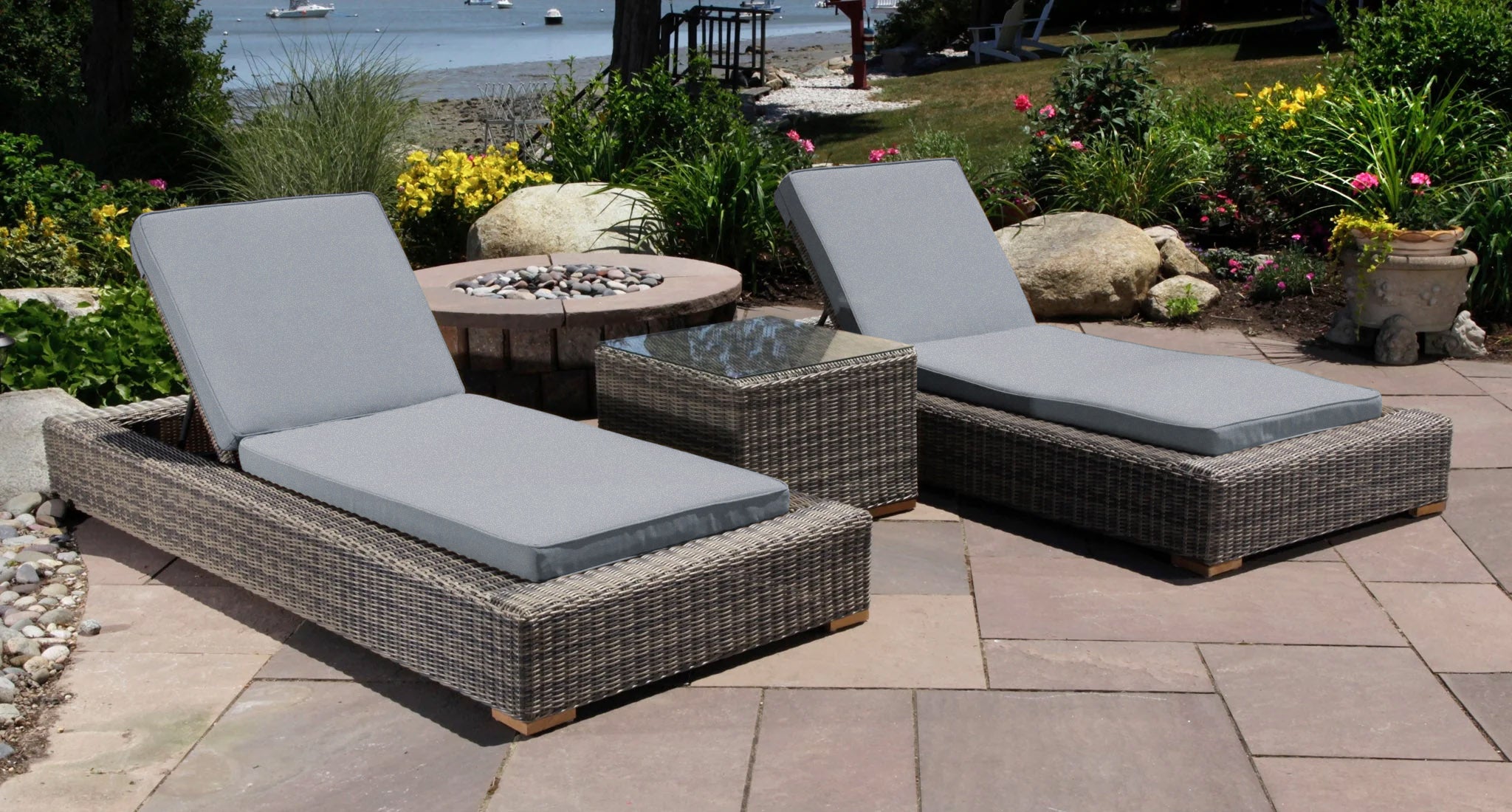 Corsica Outdoor Lounge Chair Set