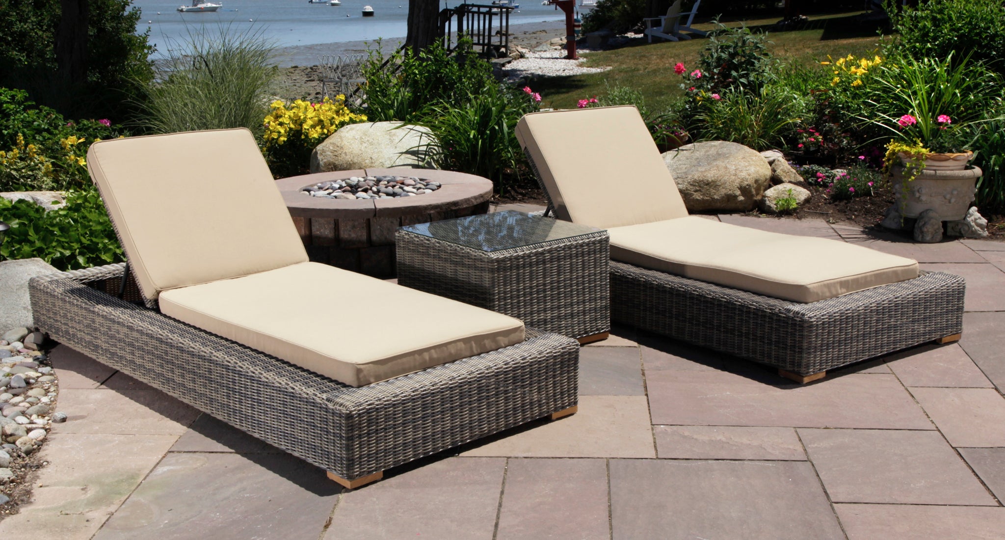 Corsica Outdoor Lounge Chair Set