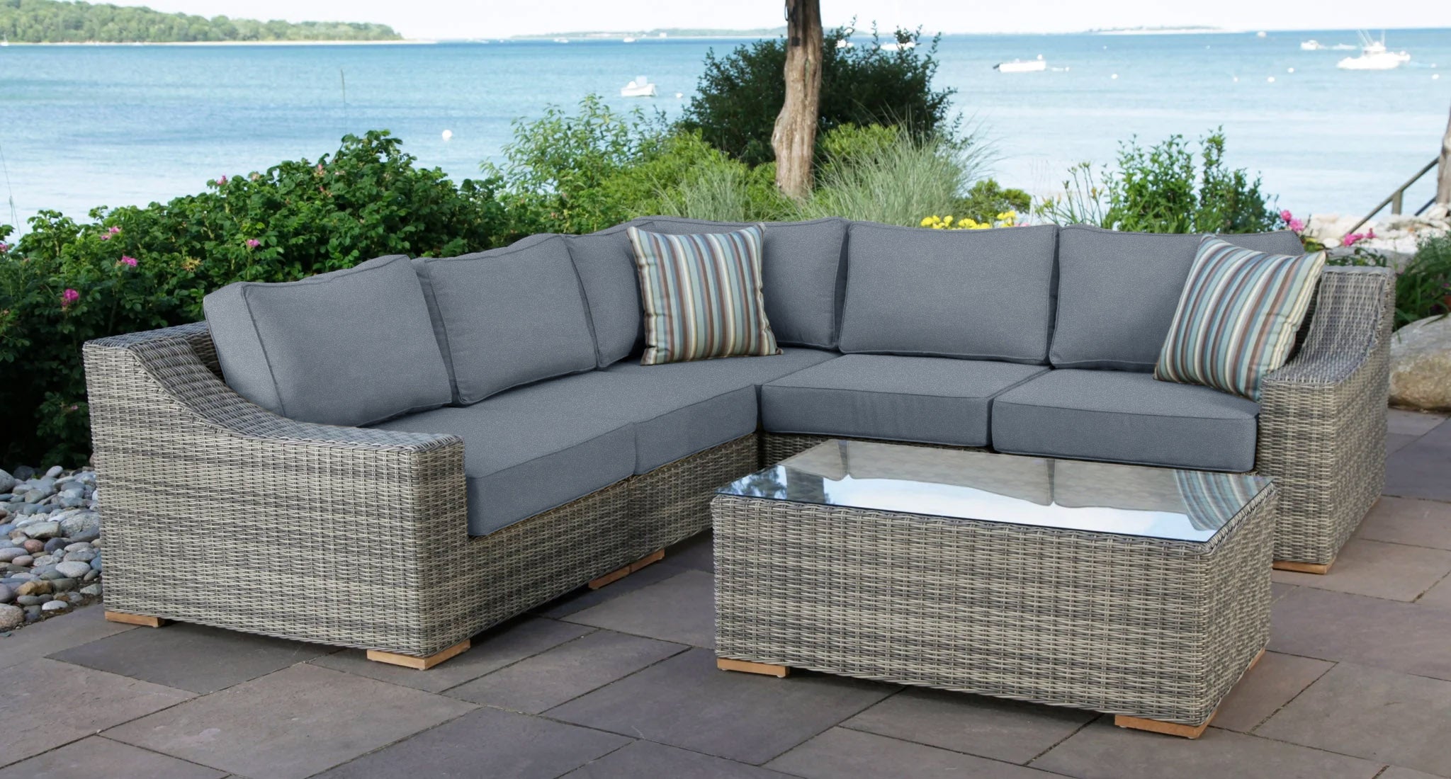 Corsica Outdoor Sectional With Extender
