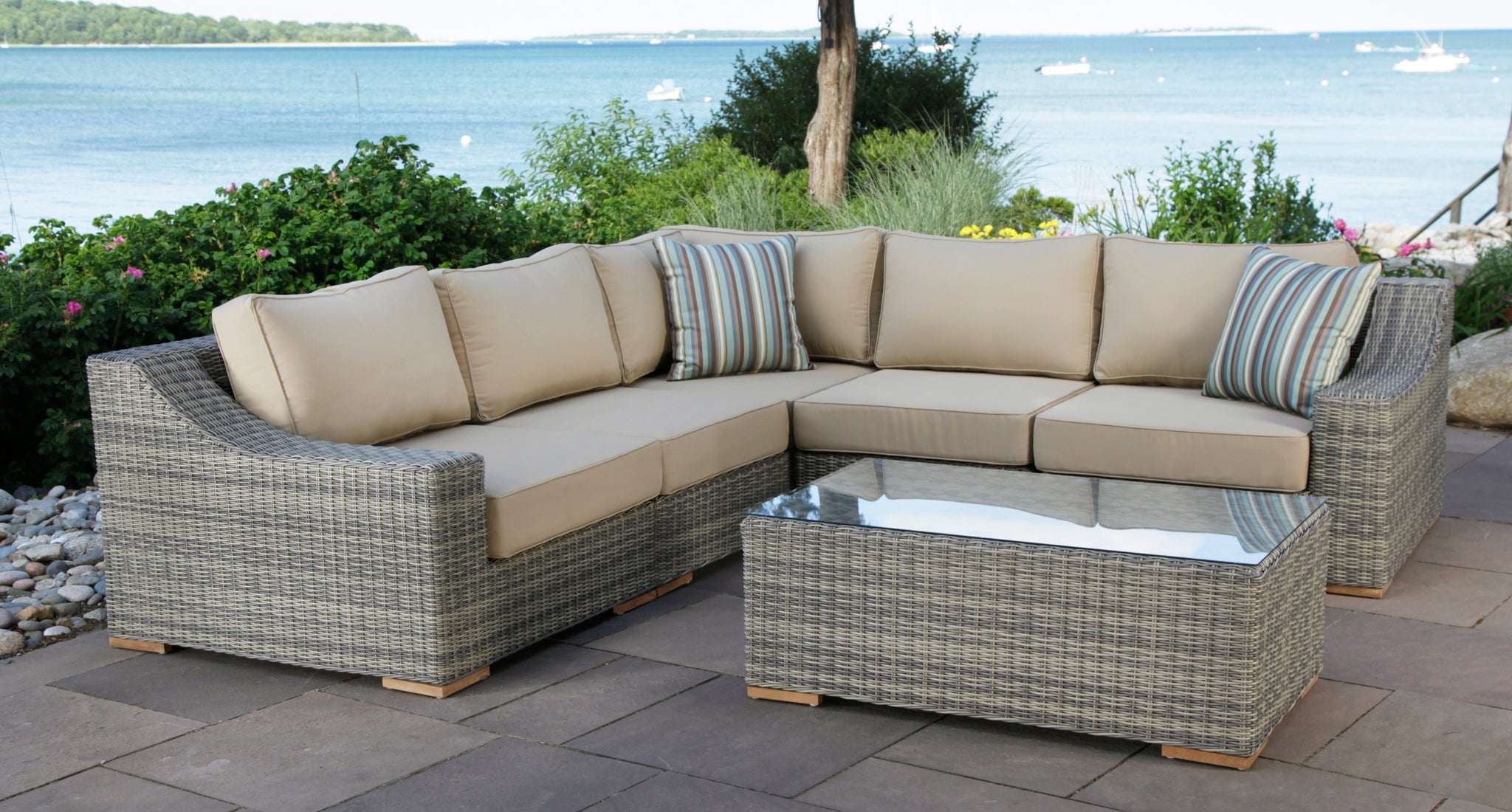 Corsica Outdoor Sectional With Extender