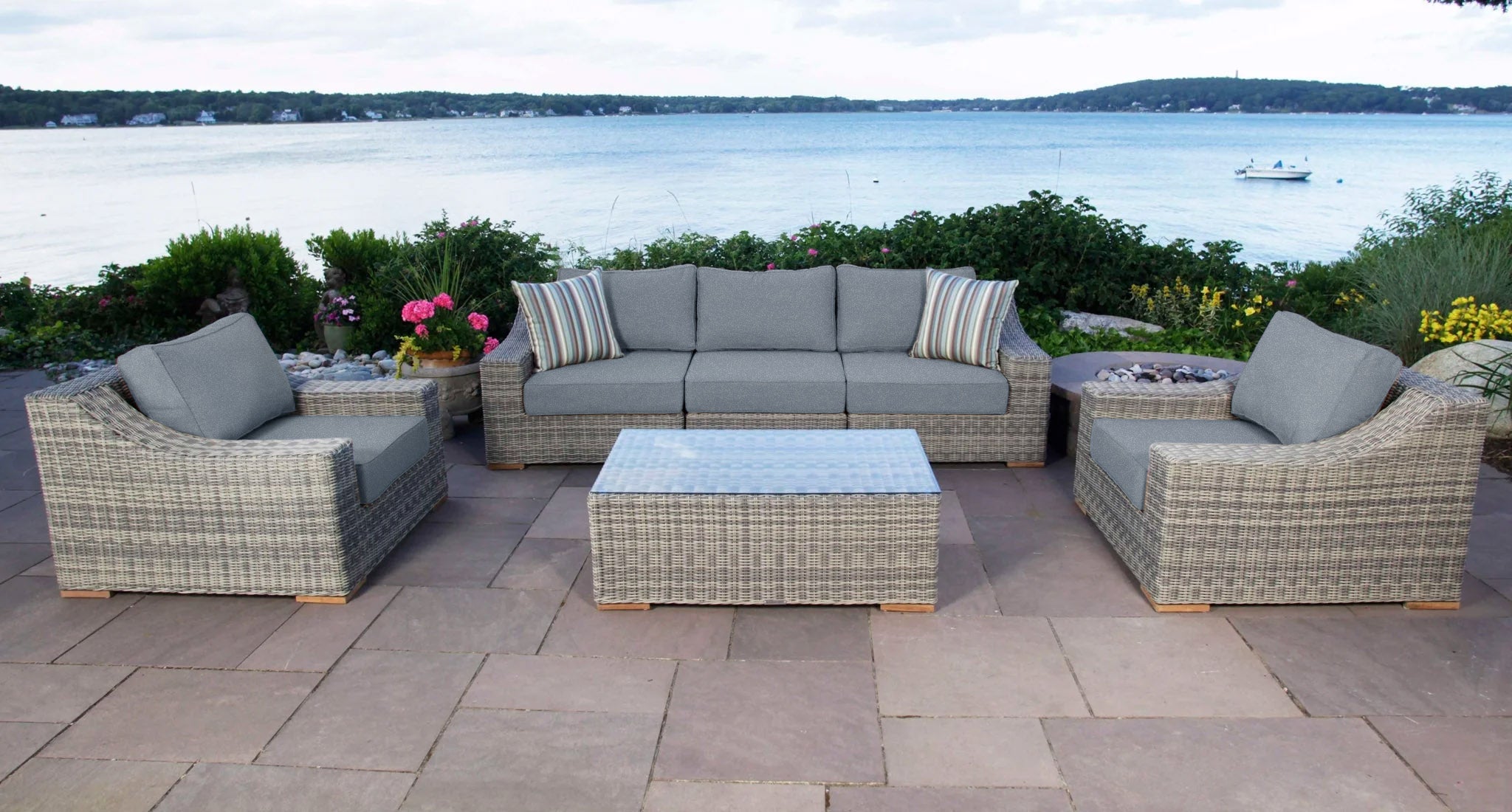 Corsica Outdoor Sofa & Club Chair Set