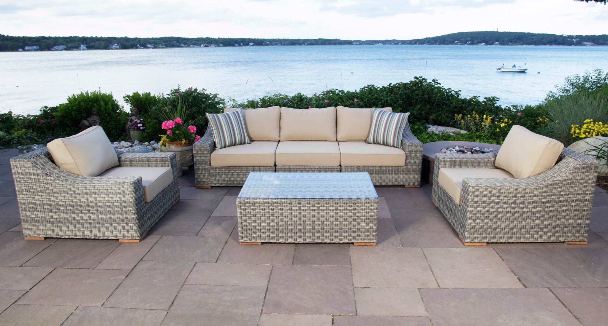 Corsica Outdoor Sofa & Club Chair Set