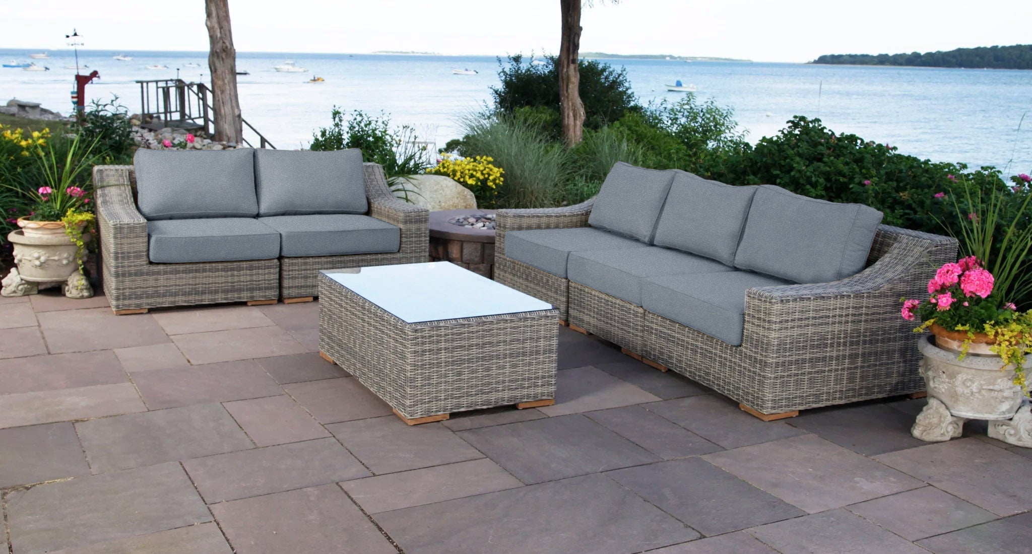 Corsica Outdoor Sofa & Loveseat Set