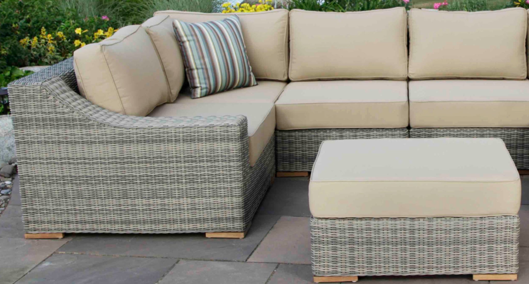 Corsica Outdoor U-Shaped Sectional Set