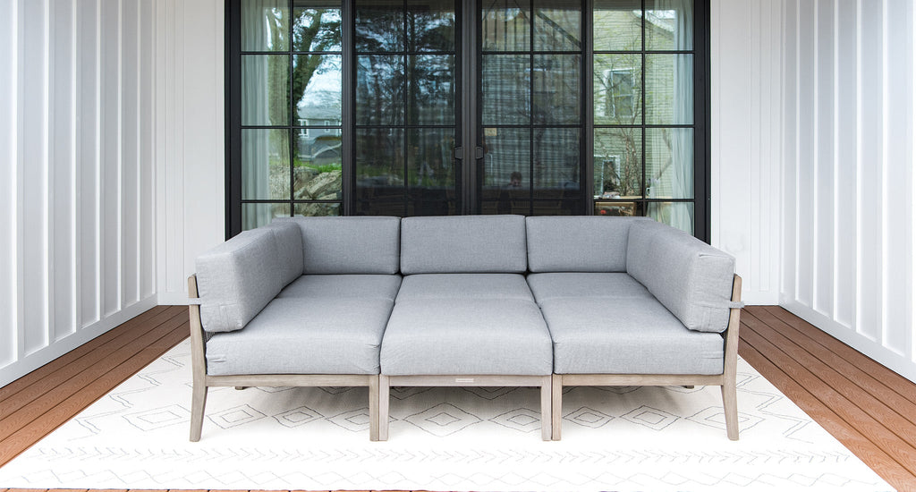 Fiji Teak & Rope Outdoor Patio Daybed