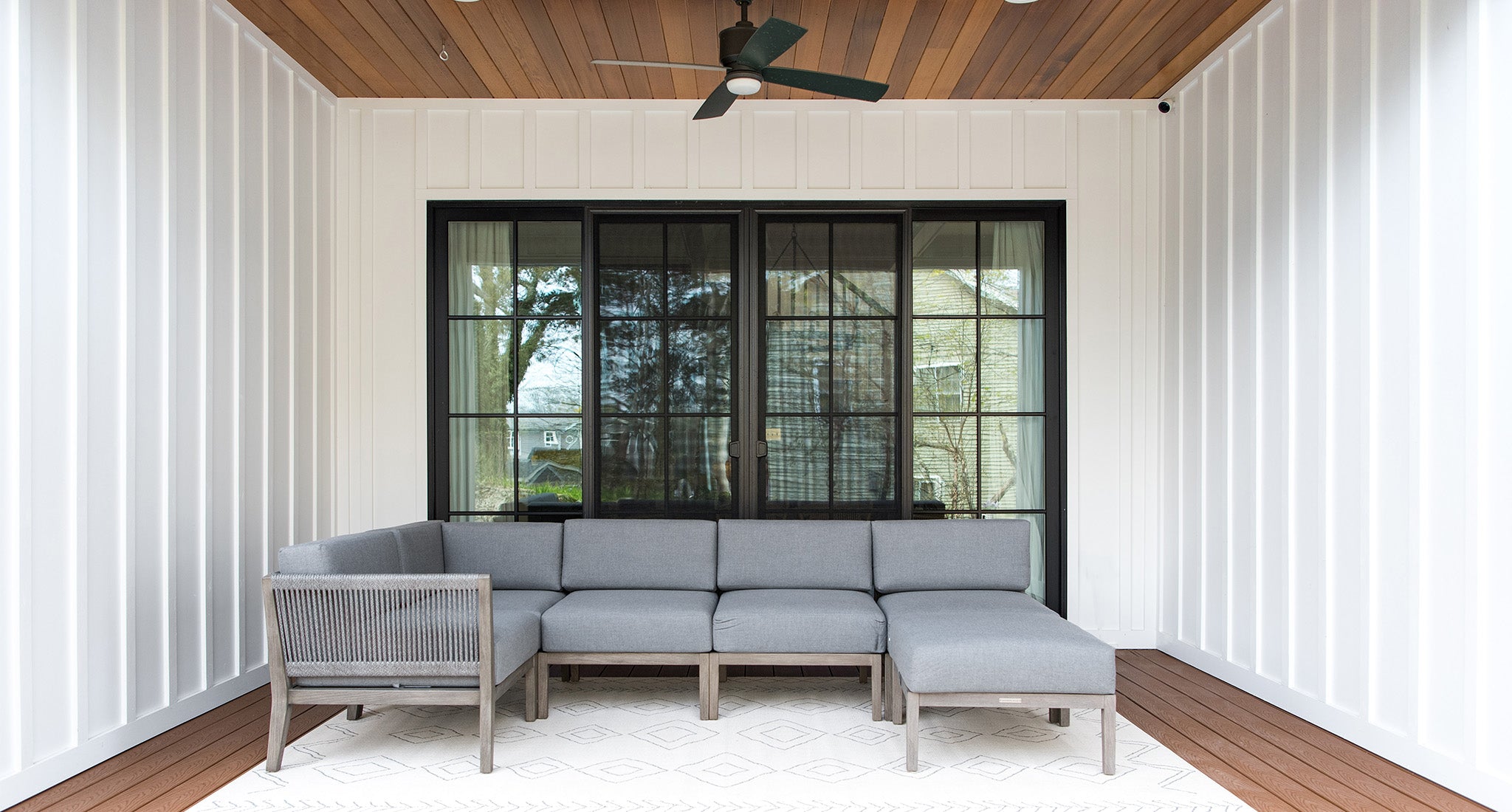 Fiji Teak & Rope Outdoor Patio Daybed