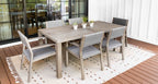 Fiji Teak & Rope Outdoor Dining Set for 6