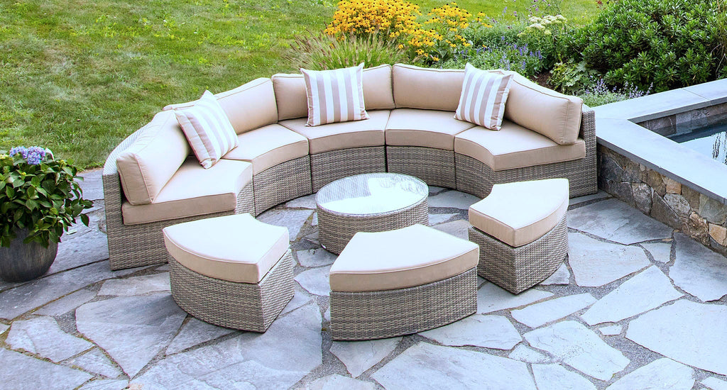 Gray Santorini Outdoor Daybed