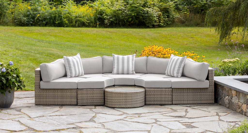 Gray Santorini Outdoor Daybed