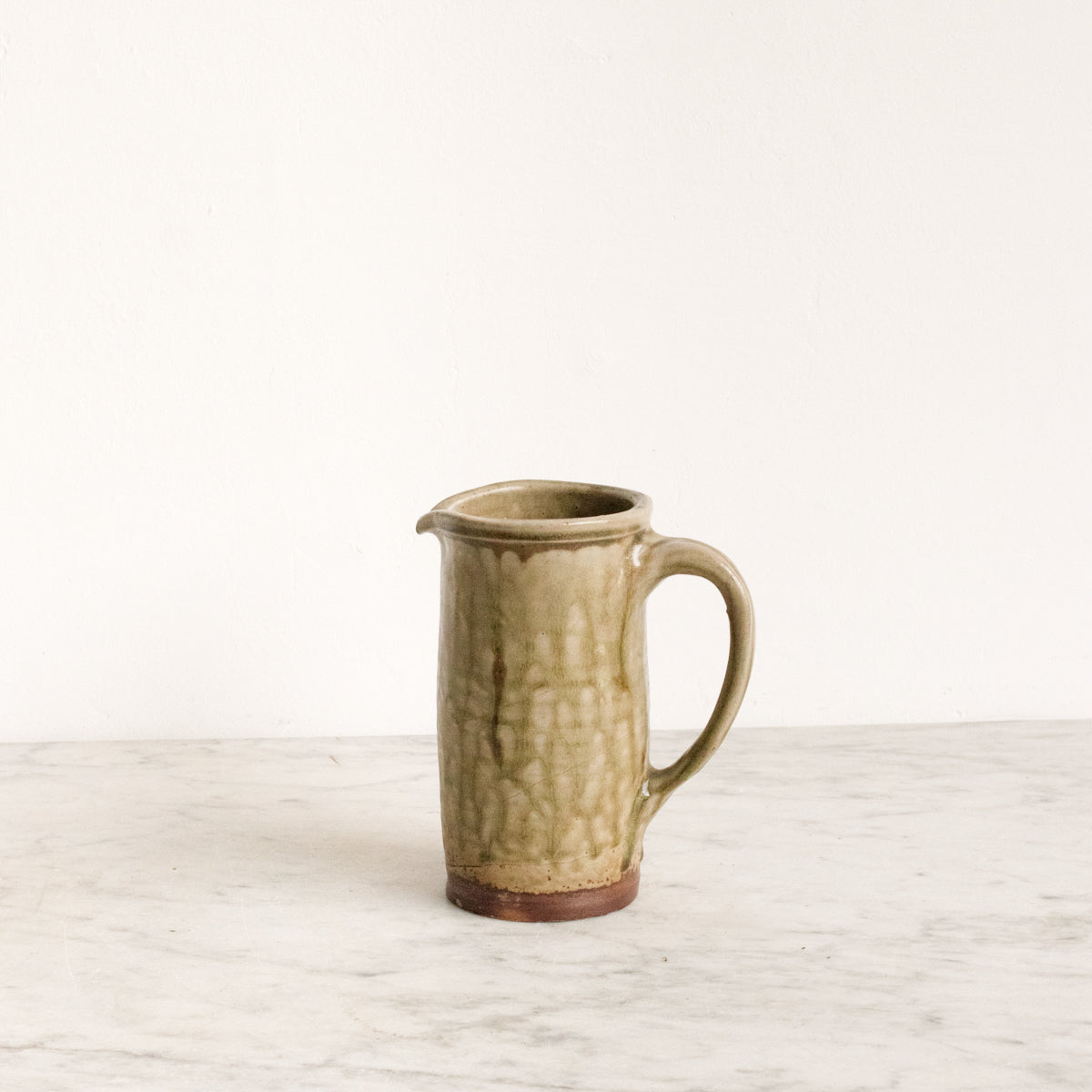 Stoneware Provencal Pitcher | Signed By Artist