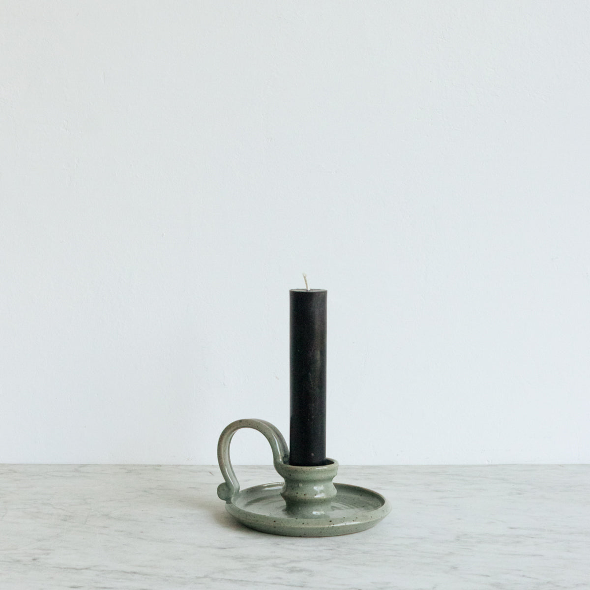 Stoneware Candlestick
