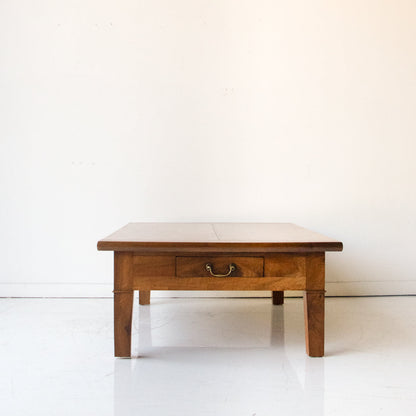 Walnut Coffee Table with Hidden Caches