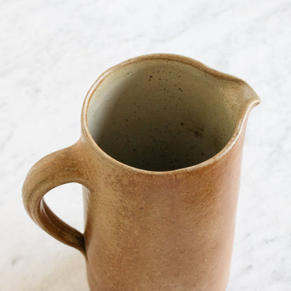 Stoneware Pitcher with Lid