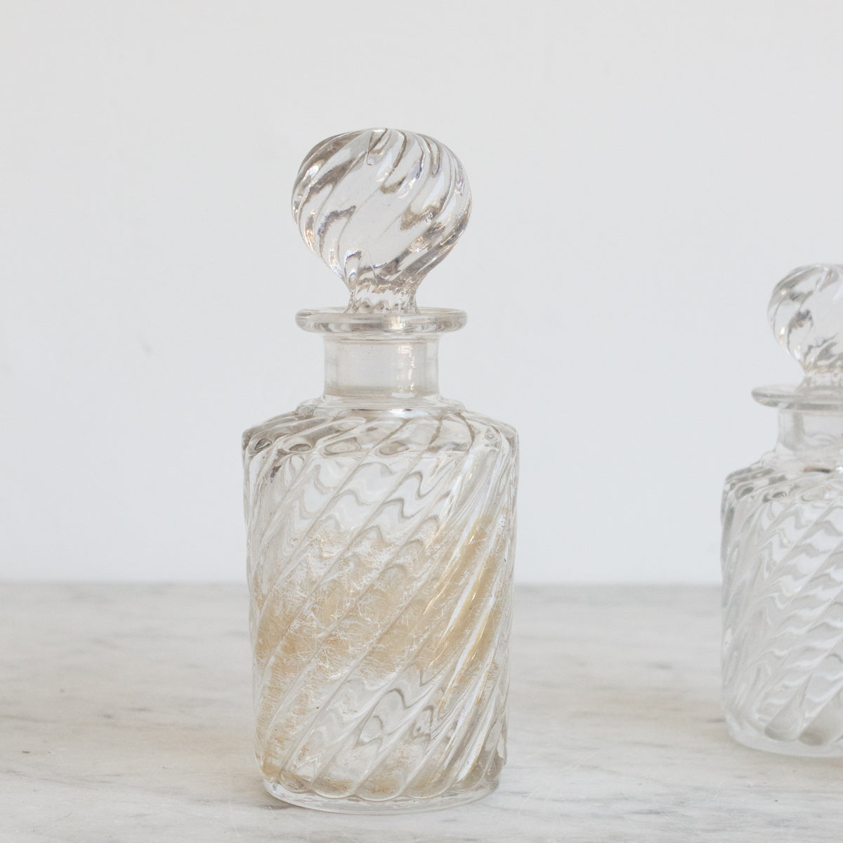Trio of Baccarat Vanity Bottles