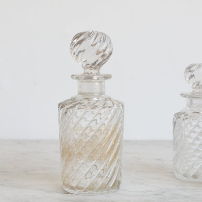 Trio of Baccarat Vanity Bottles