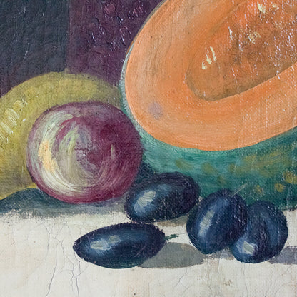Still Life With Fruit And Olives Oil Painting