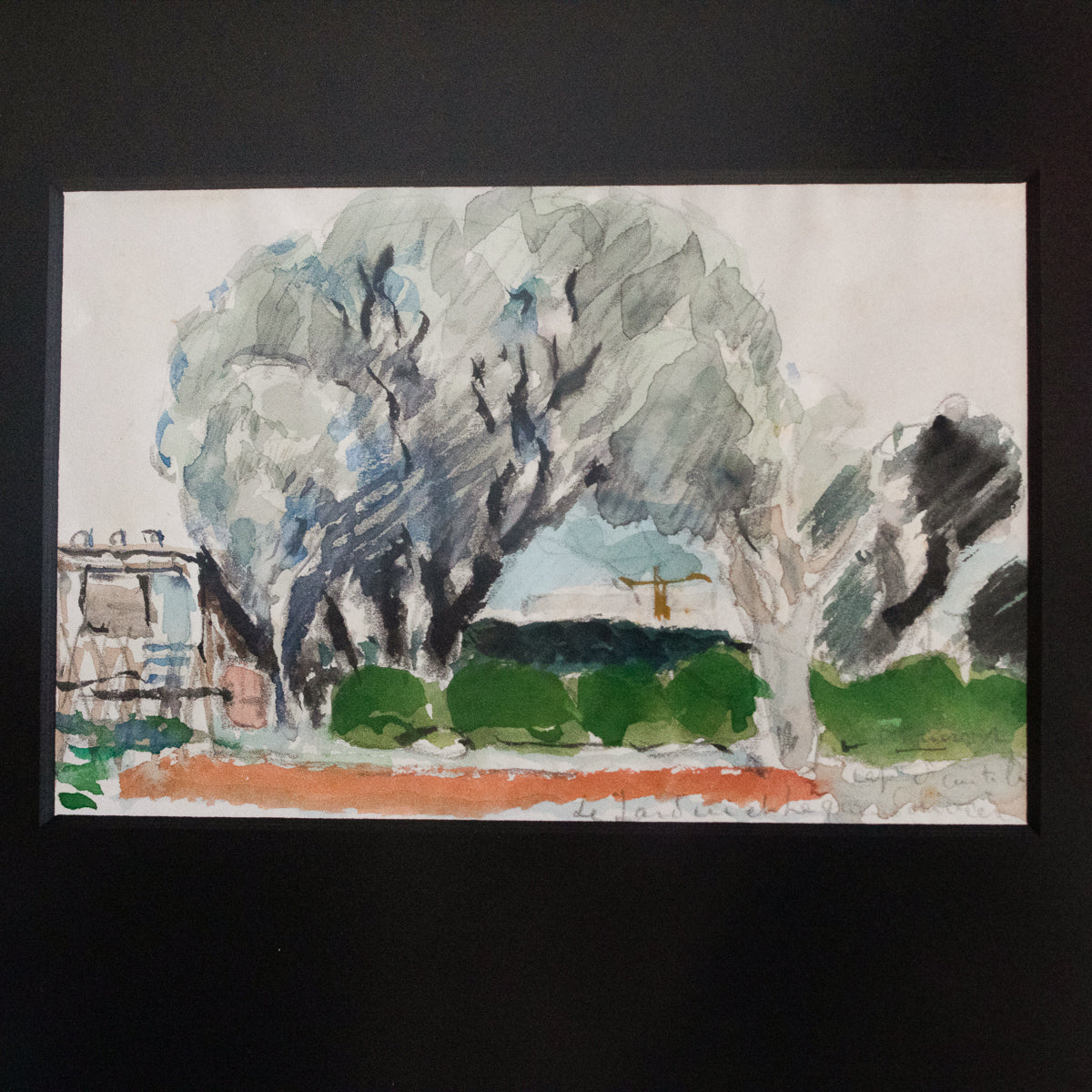 Petite Watercolor with Trees | Pierre Pruvost