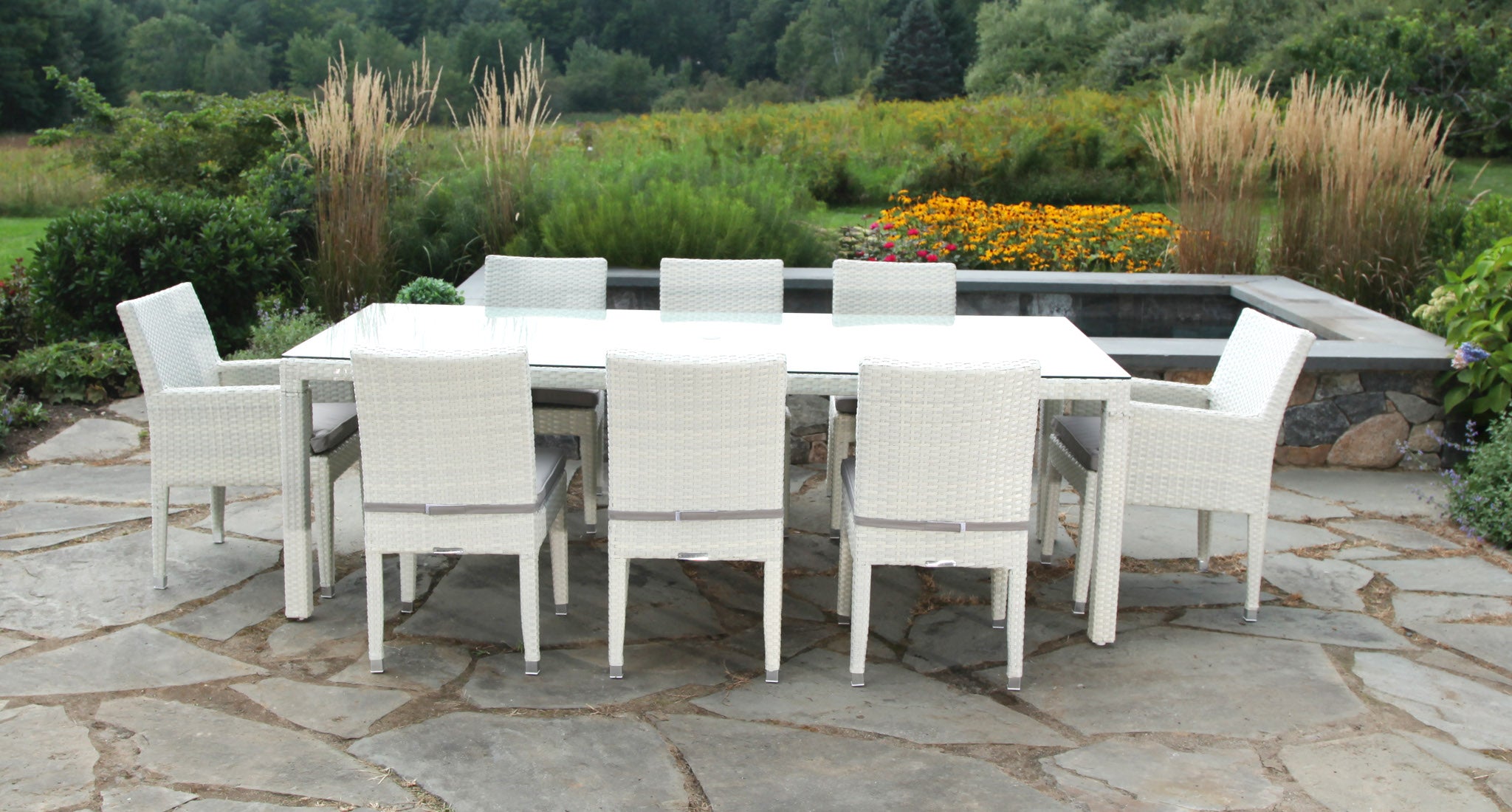 Mykonos Outdoor Dining Set for 8